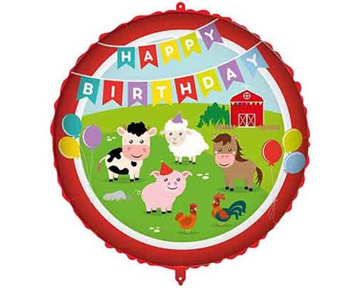 18in FARM FOIL BALLOON