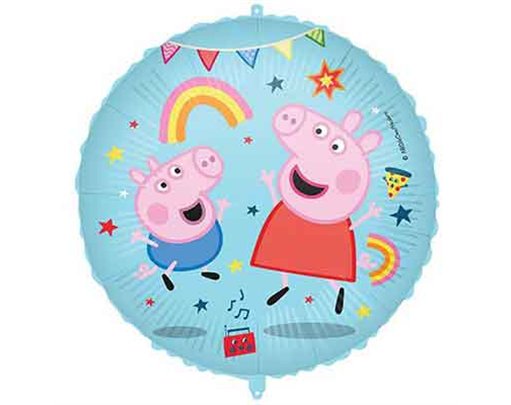 18in PEPPA PIG MESSY PLAY FOIL BALLOON