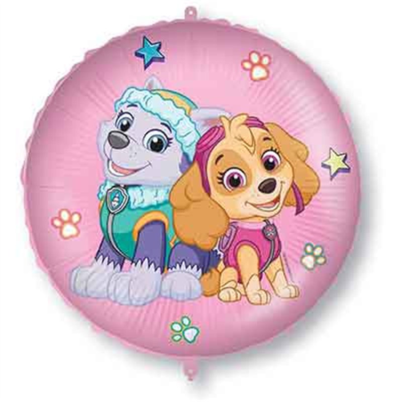 18in PAW PATROL SKYE & EVEREST FOIL BALLOON
