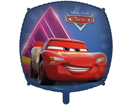 18n CARS FOIL BALLOON SQUARE FOIL BALLOON