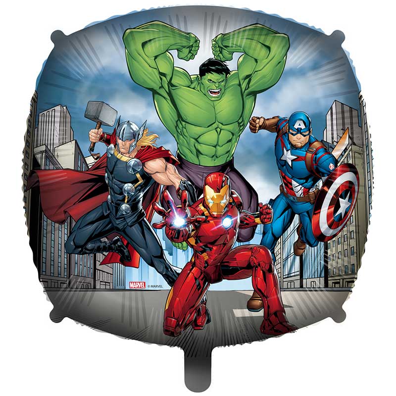 18in AVENGERS SQUARE FOIL BALLOON