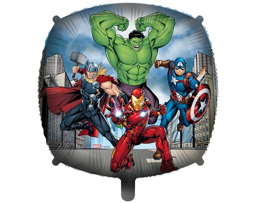 18in AVENGERS SQUARE FOIL BALLOON