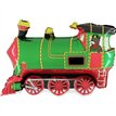 31in GREEN TRAIN SHAPED FOIL BALLOON