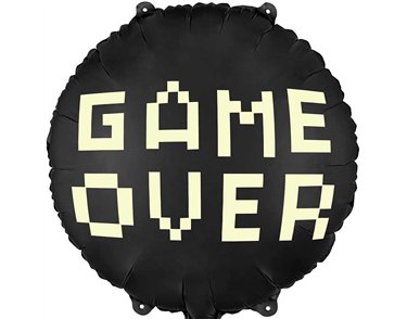 18in GAME OVER FOIL BALLOON