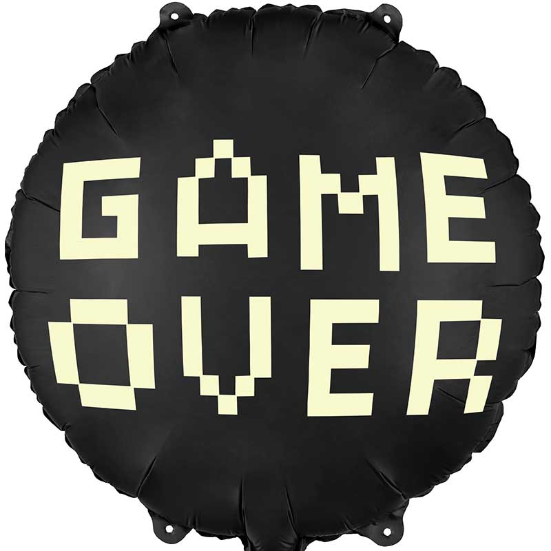 18in GAME OVER FOIL BALLOON