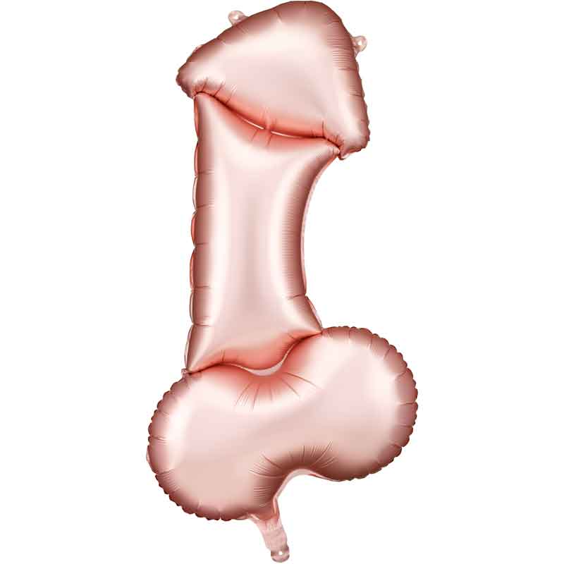 ROSE GOLD PENIS FOIL BALLOON