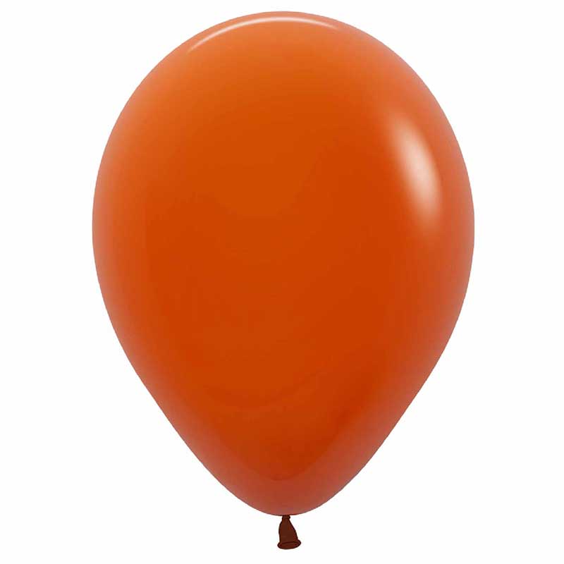 50PK 12in FASHION SUNSET ORANGE SEMPERTEX (20018024)