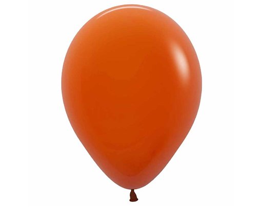 50PK 12in FASHION SUNSET ORANGE SEMPERTEX (20018024)