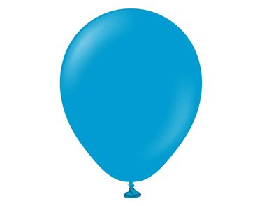 100PK 5in STANDARD CARIBBEAN BLUE KALISAN LATEX