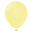100PK 5in MACARON PALE YELLOW KALISAN LATEX