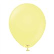 100PK 12in MACARON PALE YELLOW LATEX