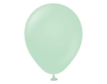 100PK 5in MACARON PALE GREEN KALISAN LATEX