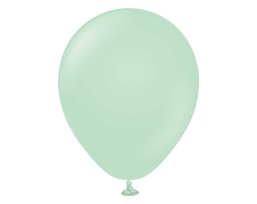 100PK 5in MACARON PALE GREEN KALISAN LATEX