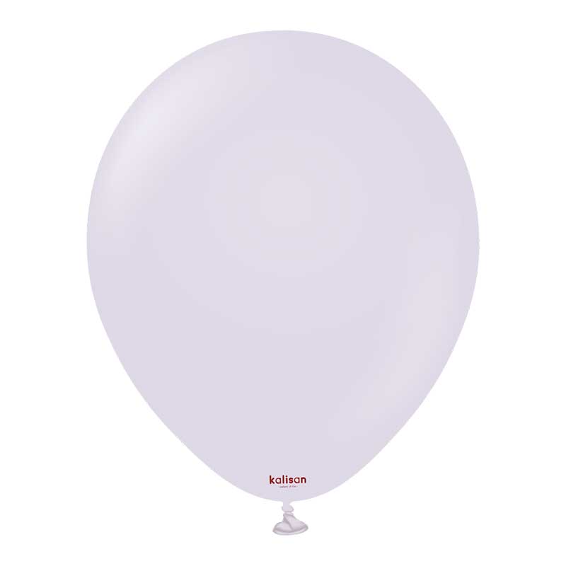100PK 12in MACARON PALE LILAC KALISAN LATEX