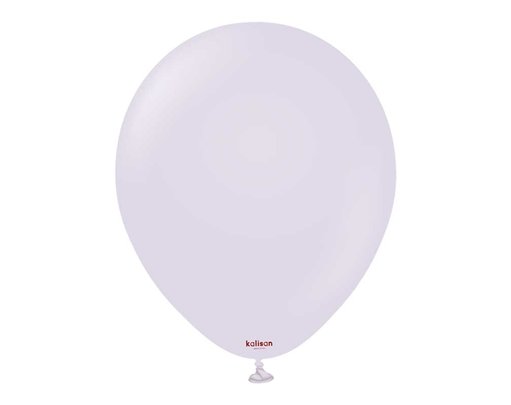 100PK 12in MACARON PALE LILAC KALISAN LATEX