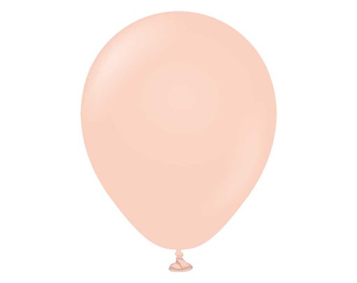 100PK 5in MACARON PALE SALMON KALISAN LATEX