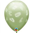 25PK 11in TROPICAL GREENERY QUALATEX
