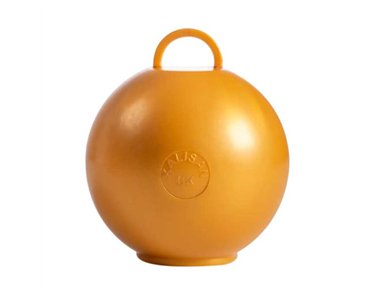 75g GOLD ROUND BALLOON WEIGHT 25S