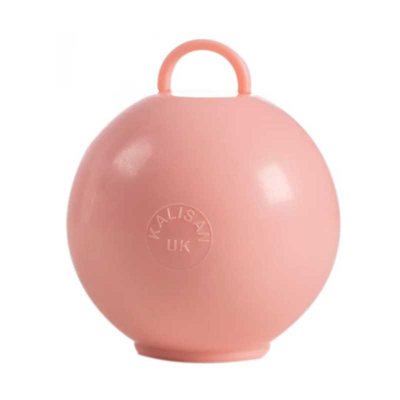75g BABY PINK ROUND BALLOON WEIGHT 25S