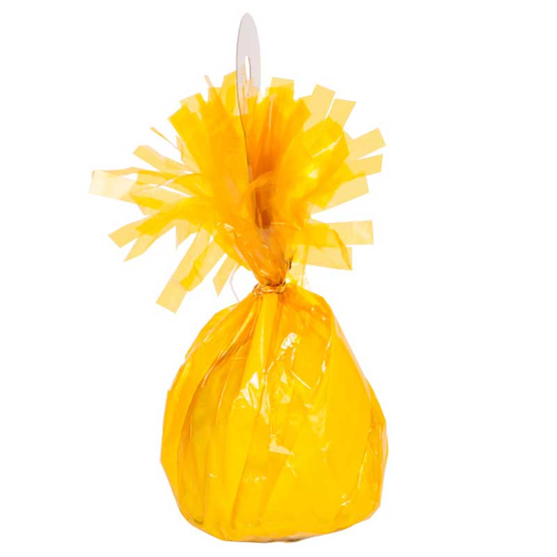 YELLOW FOIL BALLOON WEIGHT