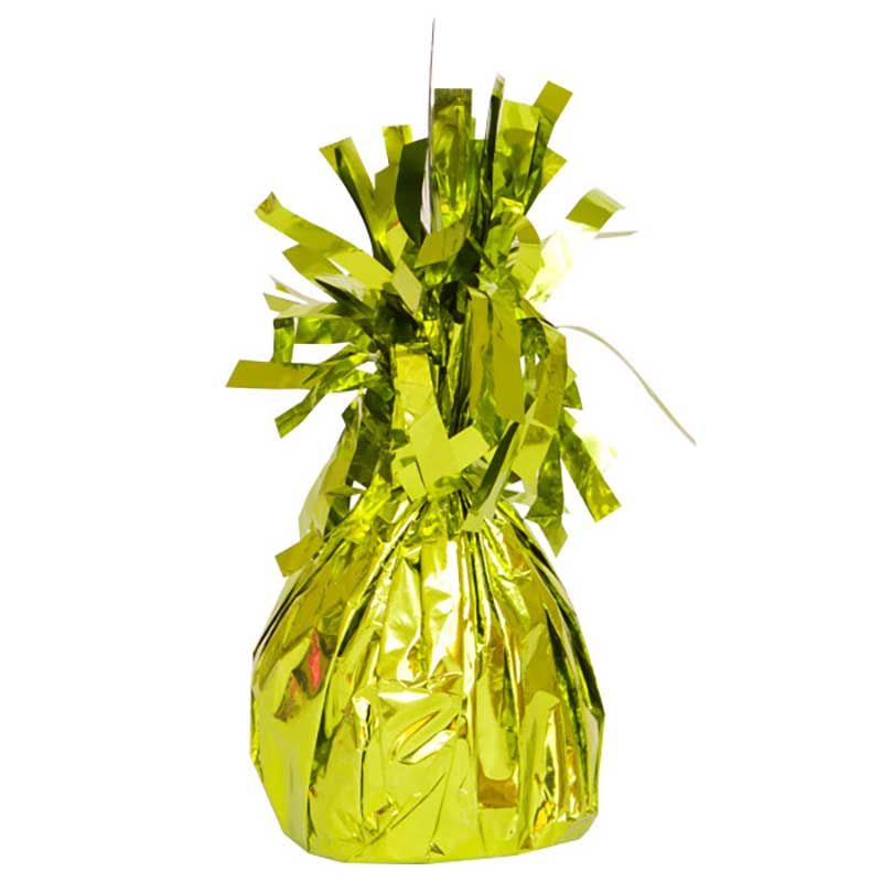 LIME GREEN FOIL BALLOON WEIGHT