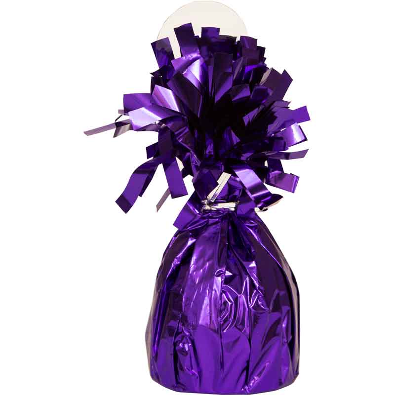 PURPLE FOIL BALLOON WEIGHT