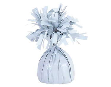 WHITE FOIL BALLOON WEIGHT