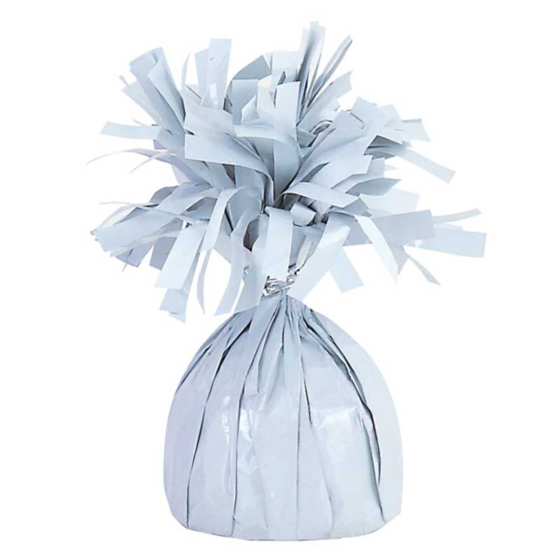 WHITE FOIL BALLOON WEIGHT