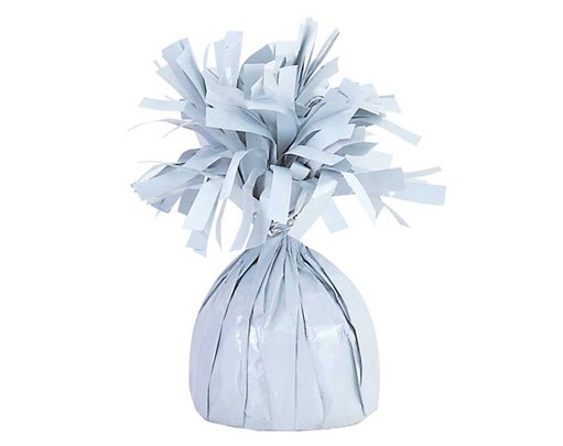 WHITE FOIL BALLOON WEIGHT