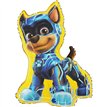 24in CHASE YELLOW PAW PATROL MIGHTY PUPS SHAPED FOIL BALLOON