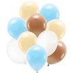 10PK 11-12in ASSORTED LATEX BALLOONS