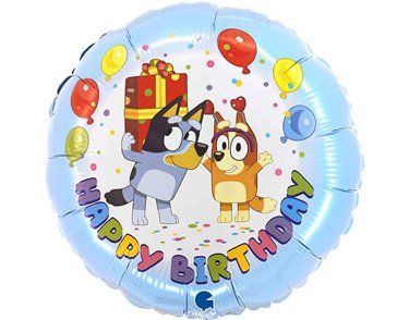 18in BLUEY BIRTHDAY FOIL BALLOON