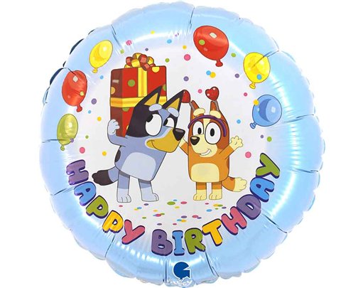 18in BLUEY BIRTHDAY FOIL BALLOON