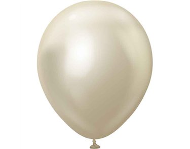 25PK 18in MIRROR WHITE GOLD KALISAN LATEX
