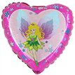 18in FAIRY HEART FOIL BALLOON