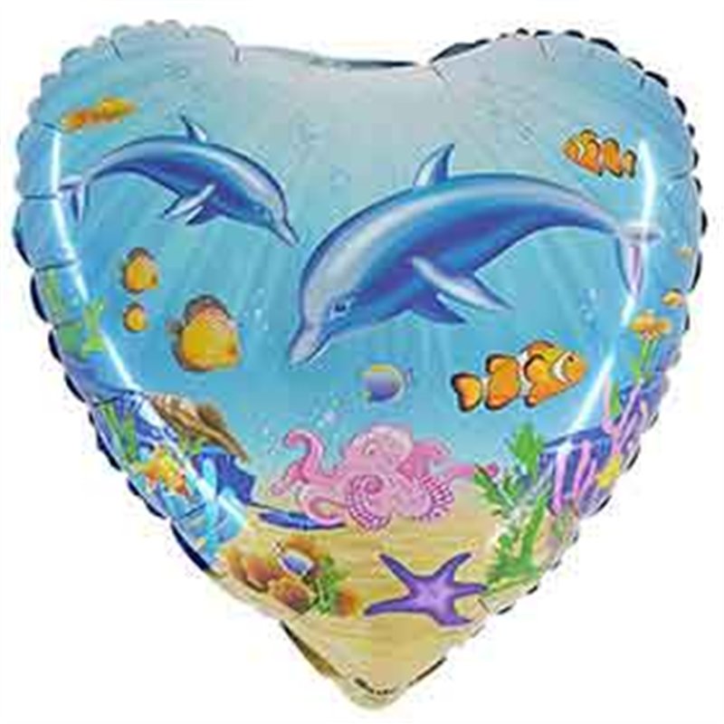 18in SEA LIFE FOIL BALLOON