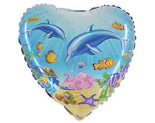 18in SEA LIFE FOIL BALLOON