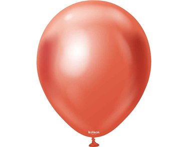 25PK 18in MIRROR RED KALISAN LATEX