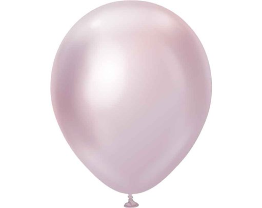 25PK 18in MIRROR PINK GOLD KALISAN LATEX