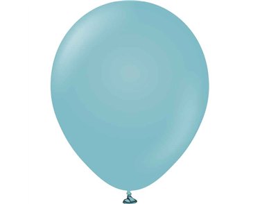25PK 18in RETRO BLUE GLASS KALISAN LATEX