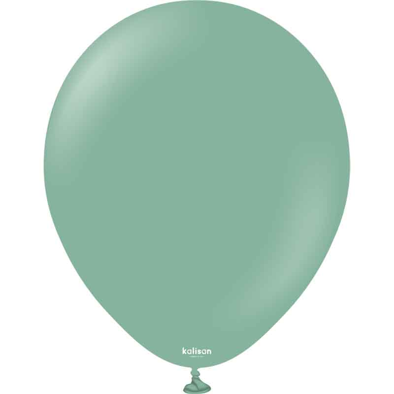 25PK 18in RETRO SAGE KALISAN LATEX