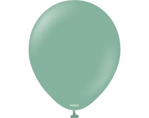 25PK 18in RETRO SAGE KALISAN LATEX