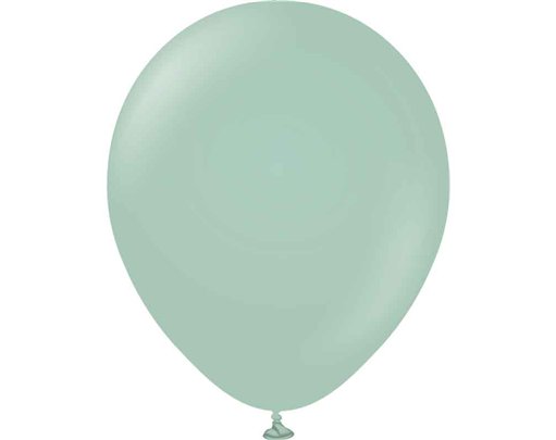 25PK 18in RETRO WINTER GREEN KALISAN LATEX
