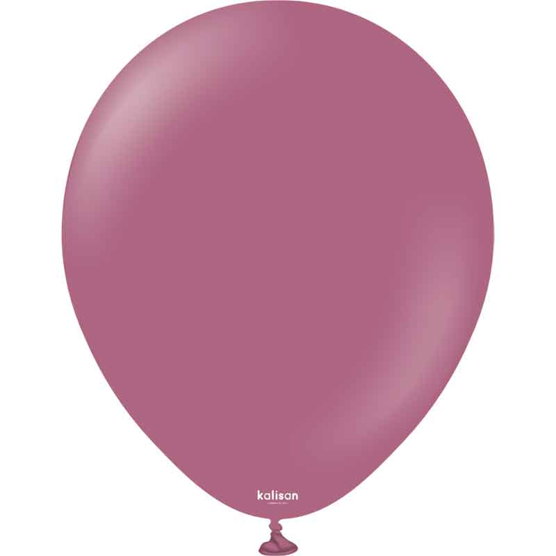 25PK 18in RETRO WILD BERRY KALISAN LATEX