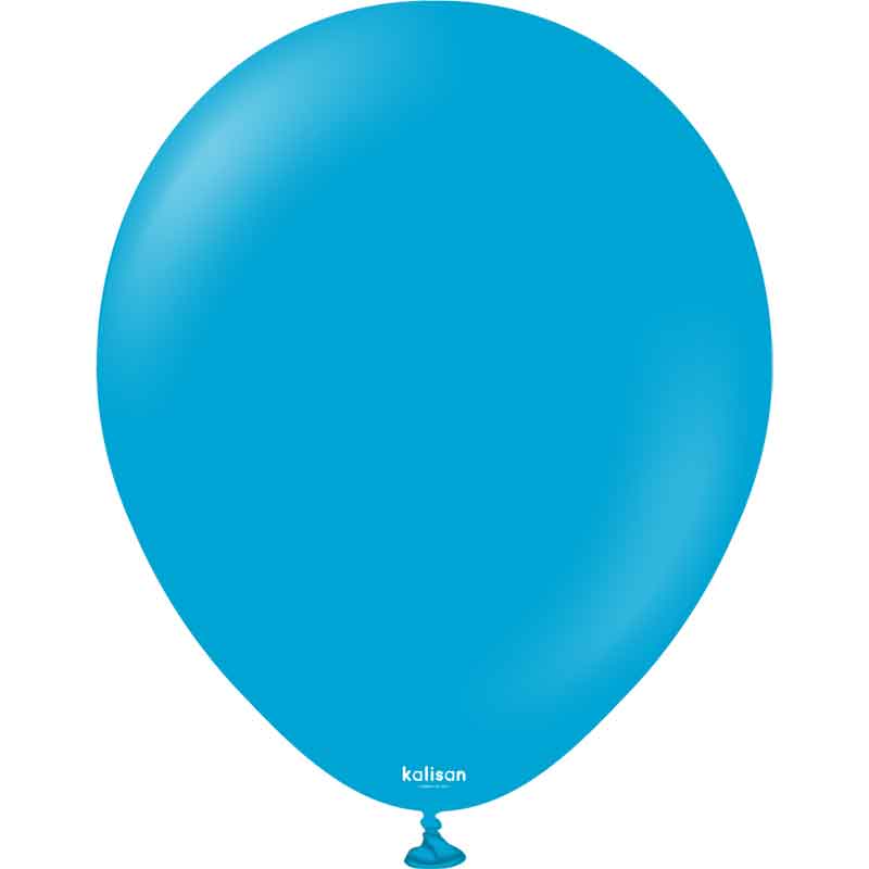25PK 18in STANDARD CARIBBEAN BLUE KALISAN LATEX