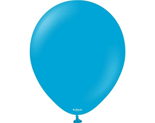 25PK 18in STANDARD CARIBBEAN BLUE KALISAN LATEX