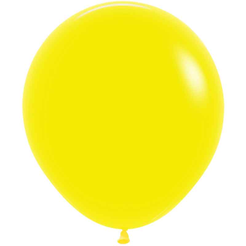 25PK 18in FASHION YELLOW SEMPERTEX