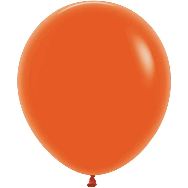 25PK 18in FASHION ORANGE SEMPERTEX (20002471)