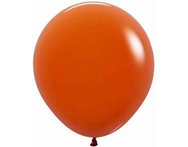 25PK 18in FASHION SUNSET ORANGE SEMPERTEX (20018029)