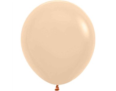 25PK 18in PASTEL MATTE MALIBU PEACH SEMPERTEX (20018405)